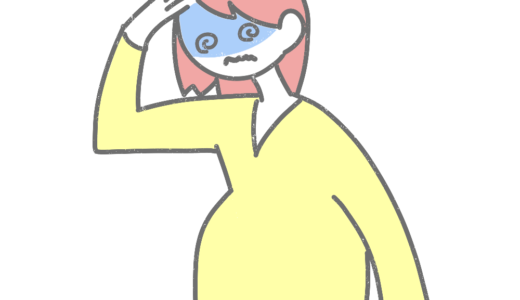 妊娠で目眩がする女性