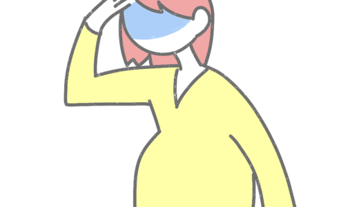 妊娠で目眩がする女性